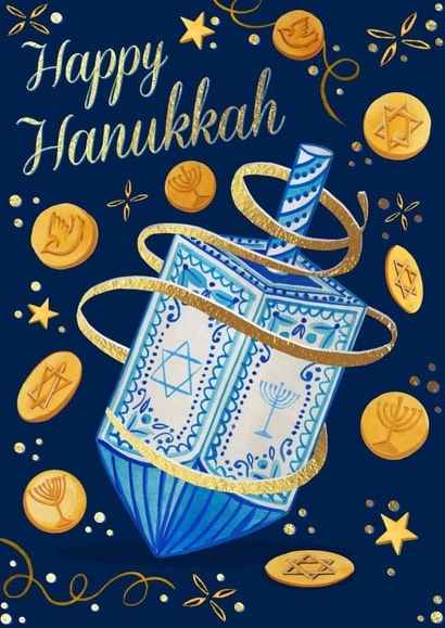 huanukkah happy hanukkah Card 12466 created by Victoria Nelson