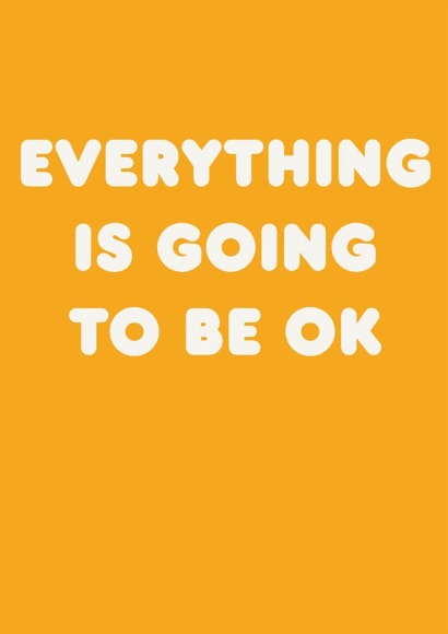 Card for positive vibes only!  created by DuggeeDad