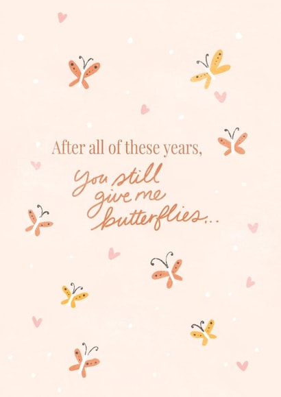 butterflies anniversary Card 45711 created by Nicky Laatz