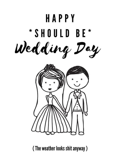 Postponed wedding day - weather looks bad anyway! created by Little Niknak's