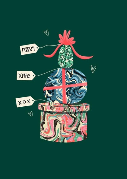 presents vintage Christmas Card 16481 created by Kerri Brown