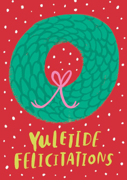 yuletide felicitations Christmas Card 33247 created by Lisa Greener