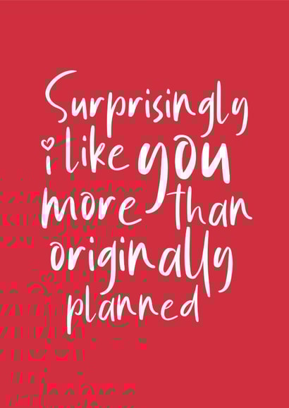 Valentine's Day Card for the One You Really Like created by Blue Belle Creations