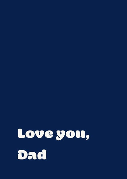 love you dad best dad Card 32083 created by DesignsByFKB