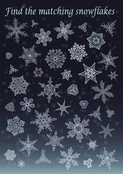 Christmas Snowflake Card 46147 created by Duncan Carty
