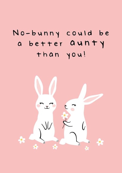 aunt bunny Birthday Card 19531 created by Fifi Designs