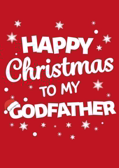 godfather typography Christmas Card 10372 created by Yeti Design