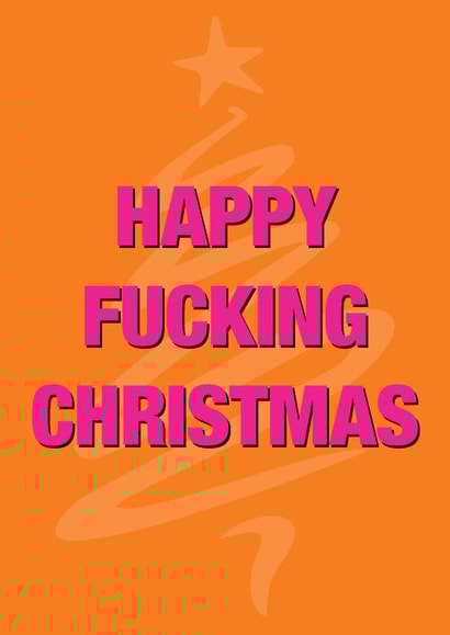 fucking christmas tree Christmas Card 37975 created by Martyn Greswolde
