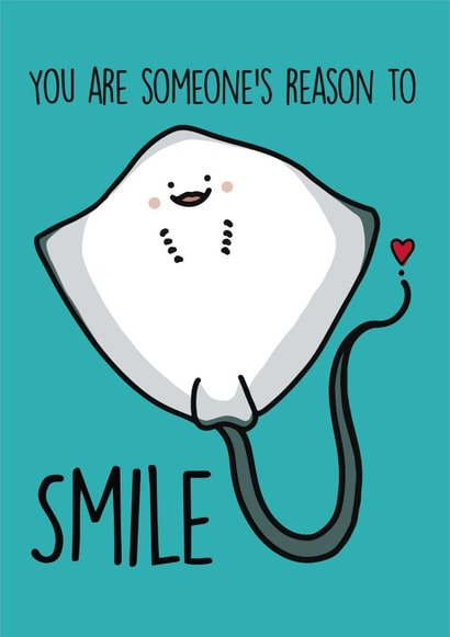 send a smile fish Love & Friendship Card 46485 created by Janina Vigurs