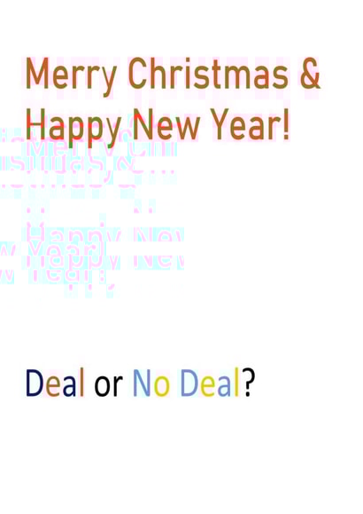 deal no deal Christmas Card 45467 created by Steve Brooks