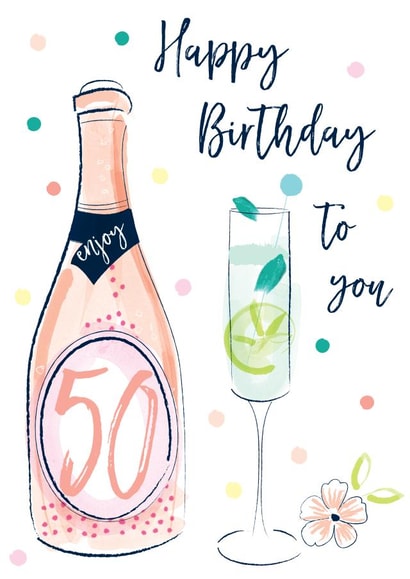 50 50th Birthday Card 9589 created by Katie Phythian Design