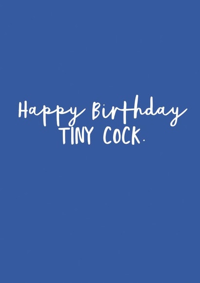 adult cheeky Birthday Card 15356 created by The Sweary Card Co