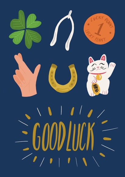 Good luck lucky charms card created by Stonefoxes