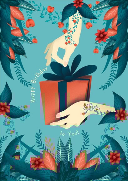 gift present Birthday Card 19910 created by Natalia Maca