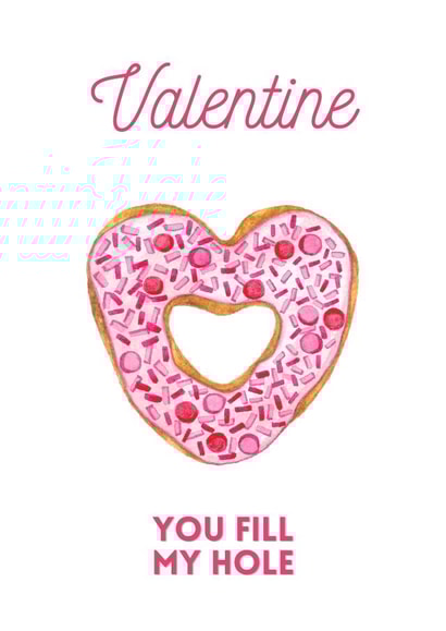 rude funny Valentines Day Card 44286 created by Karen Illustrates
