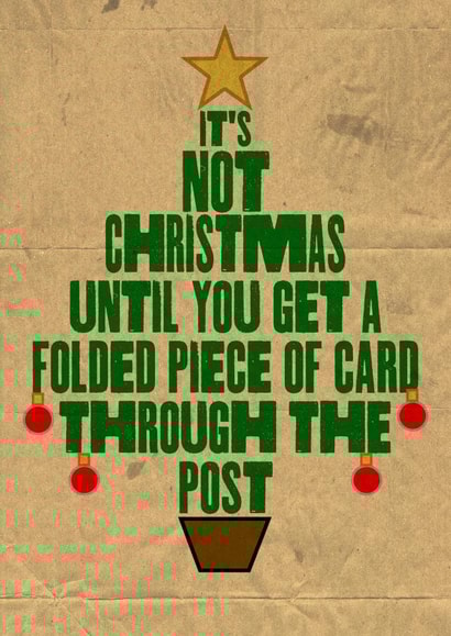 christmas tree illustration Christmas Card 45185 created by McNutt's Design