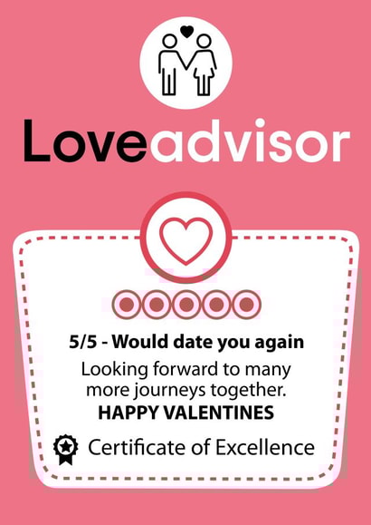 advisor Love Valentines Day Card 43312 created by Designer By Lockdown