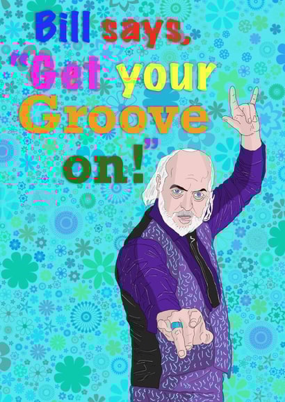 Bill Bailey strictly come dancing Birthday Card 20049 created by Frankie & Eric