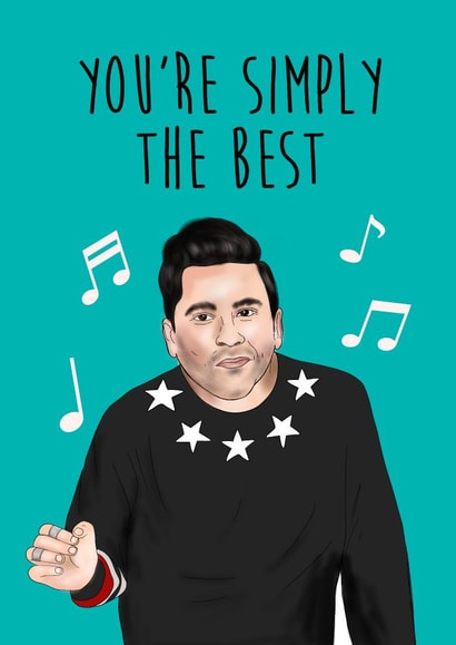 You’re simply the best Schitts creek Card 15324 created by The Amyverse