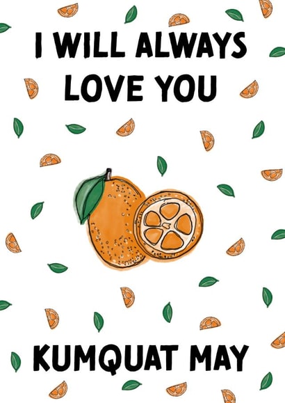 I Will Always Love You Kumquat May Anniversary Card created by Cards from Designers