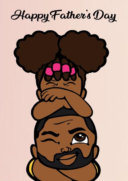 child parent Father's Day Card 19959 created by IBERE APPAREL