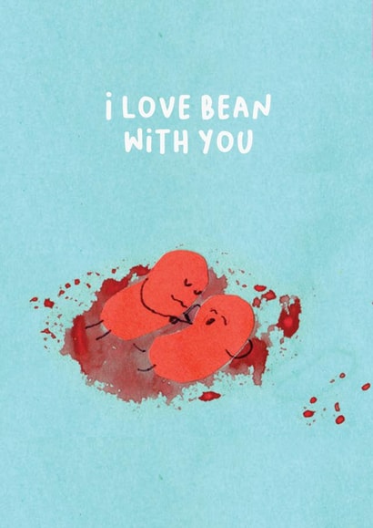 bean beans Anniversary Card 17039 created by Christine Hooper