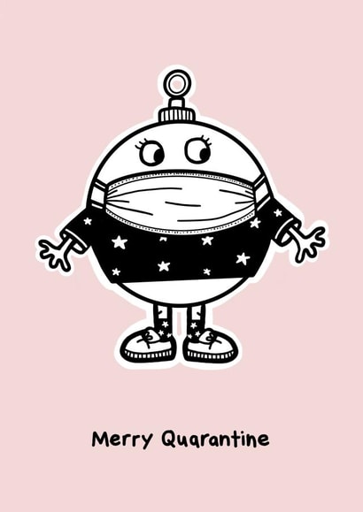 quarantine bauble Christmas Card 46587 created by Janina Schröter