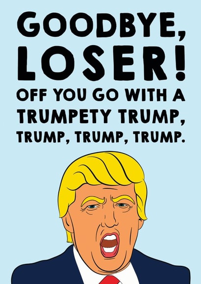trump politics Good Luck Card 13954 created by Smudge & Splash