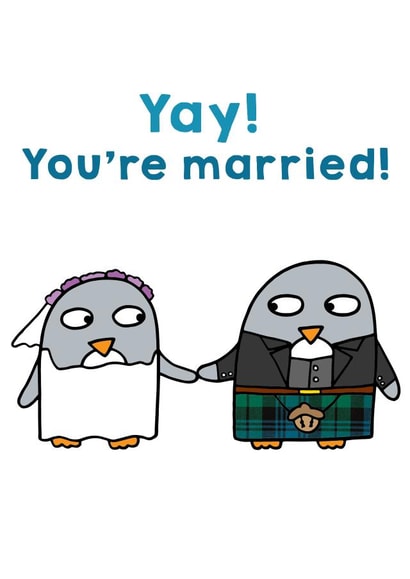 Yay you're married! created by Penguin Parade