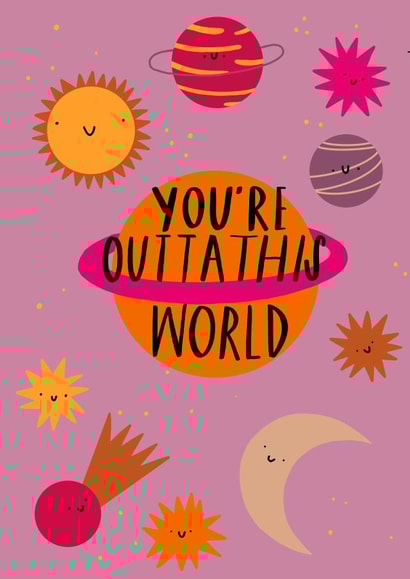 space universe Valentines Day Card 17631 created by Isabella