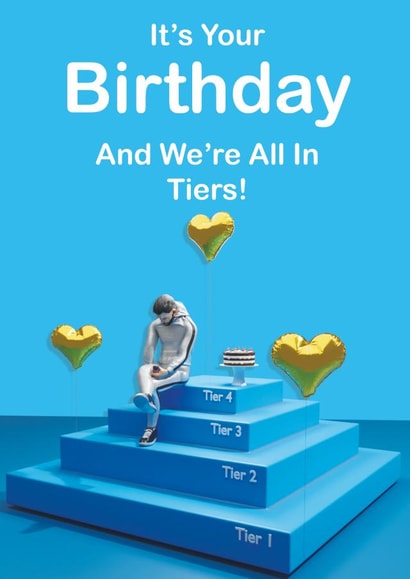 birthday tiers Card 39705 created by Twisted Thoughts