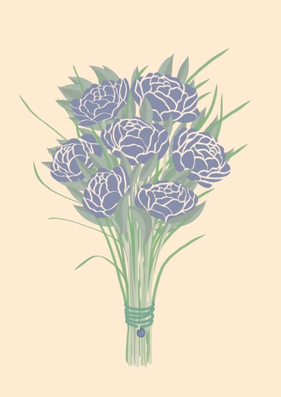 Flower card created by JeJu Studio