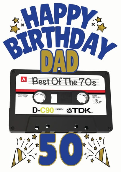 dad fifty Birthday Card 13089 created by ShortRound888