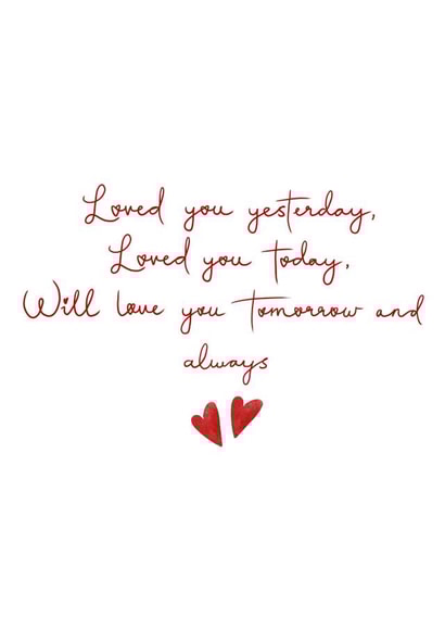 loved yesterday Valentines Day Card 18621 created by Jade Deere