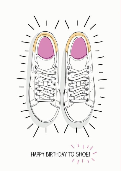 Sneaker Head Birthday Card created by doodleshoe paper goods
