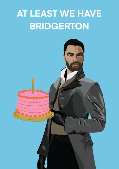 The Duke Bridgerton birthday card created by Nicola Jo