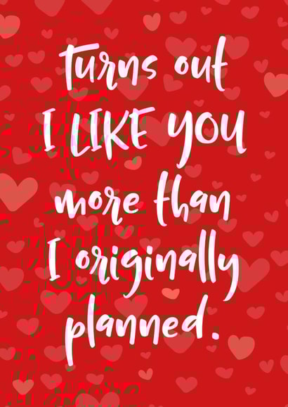 like you love you Valentines Day Card 44389 created by Chubby Sparrow