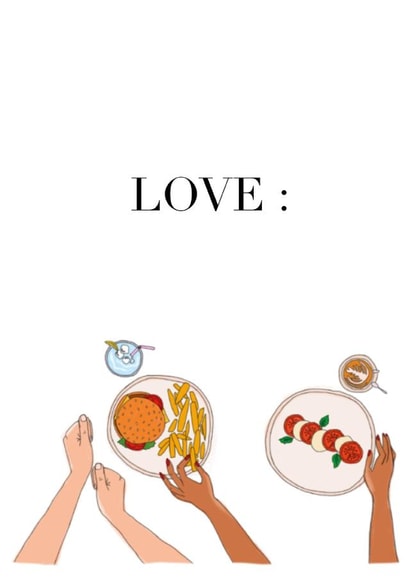 love valentine Valentines Day Card 38479 created by Letter V Prints