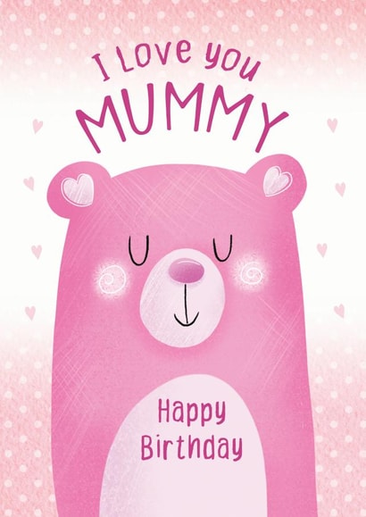 i love you love Birthday Card 20689 created by Trudles Doodles Handmade