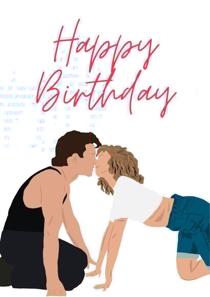 dirty dancing johnny  Birthday Card 13409 created by Swisa Creates