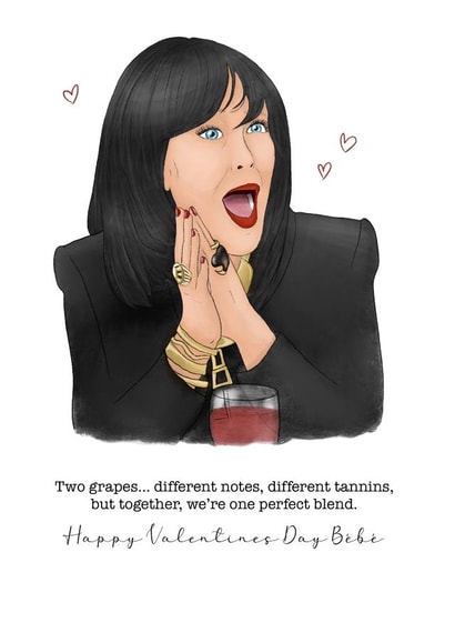 Moira Comedy Valentines Day Card 14647 created by Pork Chop Designs