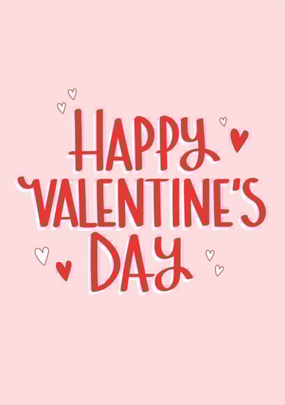 cute heart Valentines Day Card 10783 created by Print is the New Black