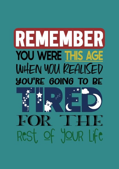 remember this age New Baby Card 45199 created by Eastential