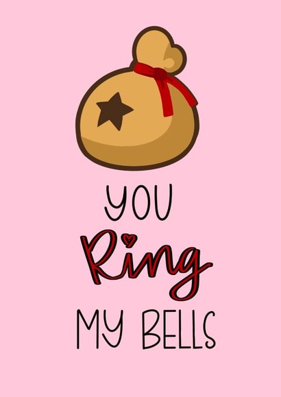 star bells Valentines Day Card 41925 created by Naughty Pickle