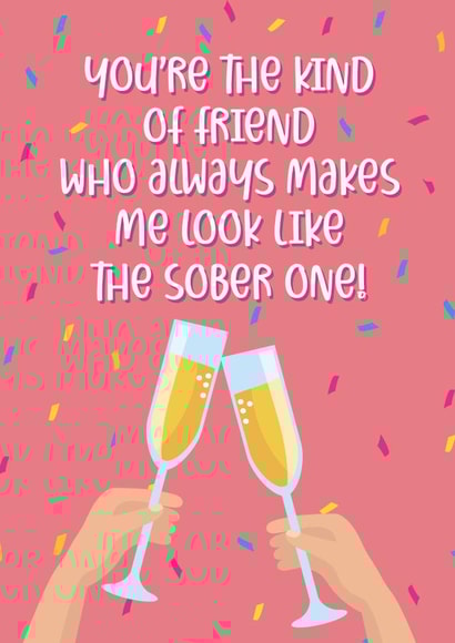 You make me look like the sober one! created by Chubby Sparrow