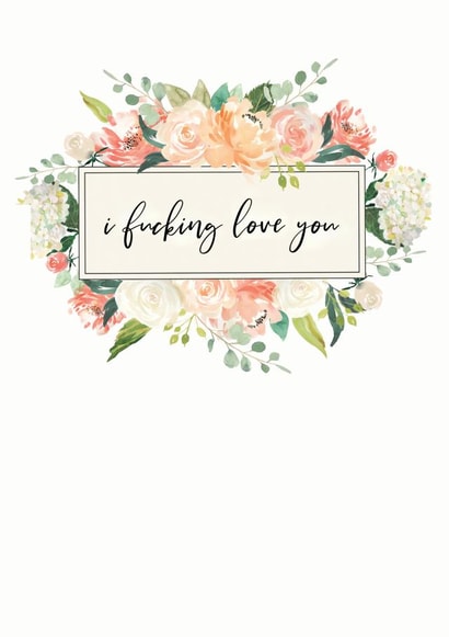 adult rude Valentines Day Card 28082 created by Open Space Collective