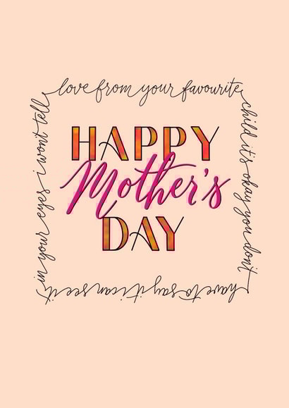 mother mum Mothers Day Card 43707 created by rachels_type