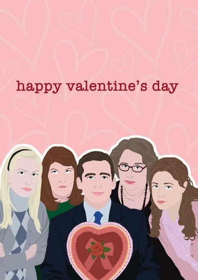 The Office US Office Valentines Day Card 13580 created by Bonne Nouvelle