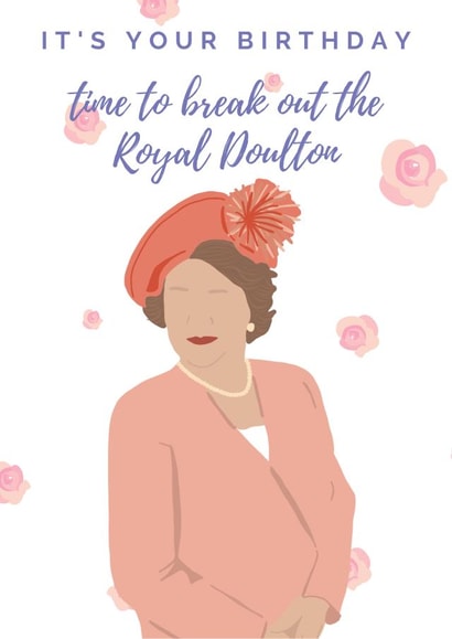 hyacinth hyacinth bucket Birthday Card 13410 created by Swisa Creates