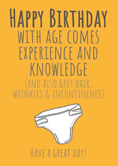 age old Birthday Card 42212 created by B&You Designs